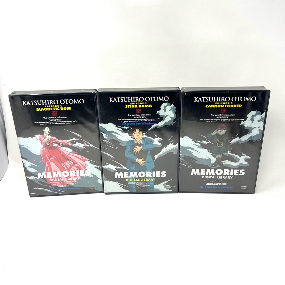 Katsuhiro Otomo Memories Digital Library Episodes 1-3 Windows CD ROM RARE Sealed